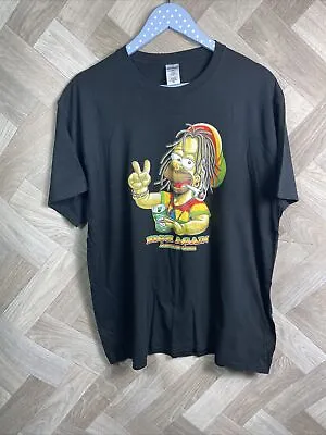 Amsterdam High Again Marijuana Weed  T-shirt Homer Simpson XL • £12.99