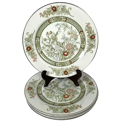 Mikasa Kabuki L9011 Salad Plate 7 1/2  Green Floral Japan Set Of 4 • $21.99