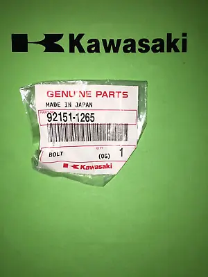Kawasaki ZX-6R ZX-6RR ZRX 1100 1200 Bolt M6 X 28mm Genuine 92151-1265 • £2.99