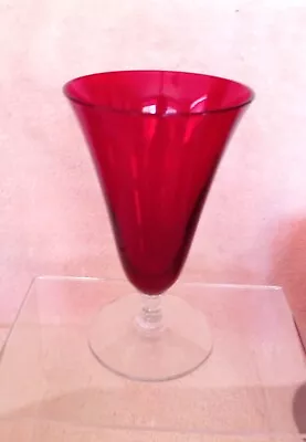 Vintage Morgantown Glass Co. Monroe Spanish Red #7690 5 Oz. Juce Tumbler • $16.99