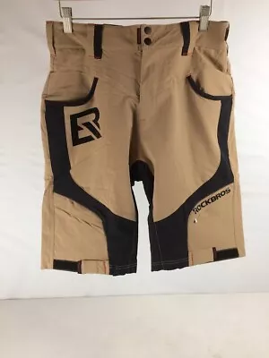 ROCKBROS MTB / Mountain Bike Men's Cycling Shorts Khaki Medium • $30.60