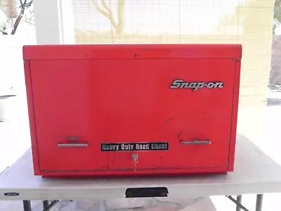 Vintage Snap-On KR62C Heavy Duty Road Chest 10 Drawer Cabinet Toolbox Red USA • $2499.99