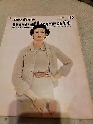 Vintage Modern Needlecraft Magazine  1953  FALL  Nineteenth Issue • $26