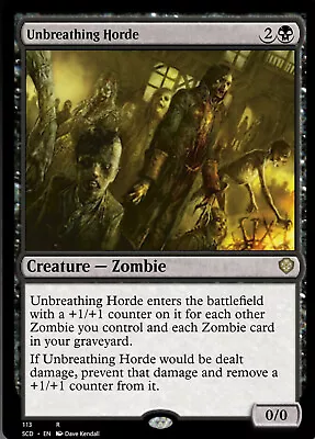 MTG - Unbreathing Horde (SCD) • $2.68