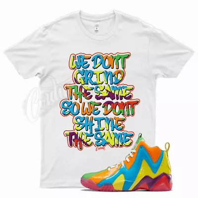 White GRIND T Shirt For  Kamikaze II Candy Land Green Orange Blue Balvin • $26.99