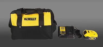 DeWalt DCB205CK 20V 5.0Ah Lithium-Ion Battery Pack W/ Charger And Kit Bag • $87.98