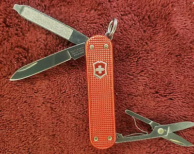 Victorinox Alox Sweet Berry Red Classic Swiss Army Knife 0.6221.201G • $24.95