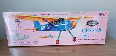 Guillows Cessna 180 Build By Number Flying Model Kit ***SEALED BOX • $42.27