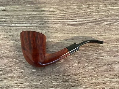 W.O. Larsen Hand Made Tobacco Pipe - Straight Grain? Handmade In Denmark • $199.99