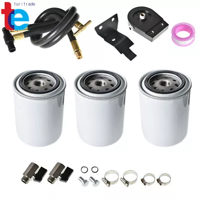 Coolant Filtration Filter Kit W/ 3 Filter For 03-07 Ford 6.0L Powerstroke Diesel • $47.91