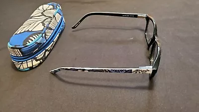 Authentic Vera Bradley Eyeglasses Emerson Blue Bayou 48-18-140 With Case • $19.99