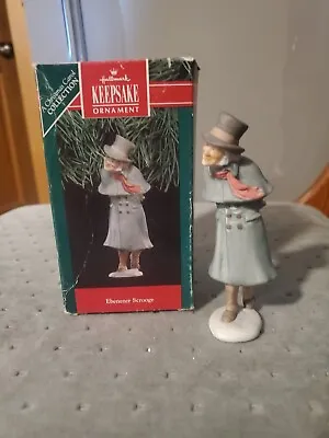 A Christmas Carol Ebenezer Scrooge Hallmark Keepsake Ornament Collection. • $11.99