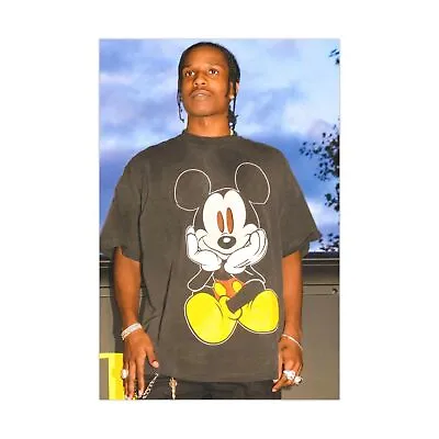 A$AP Rocky Poster Hip Hop Wall Art Rapper Posters Music Photography Prints • £24.11