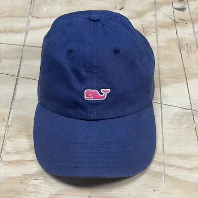 Vineyard Vines Cap Hat Whale Flag Baseball Jetty Blue Strap Back • $13.42