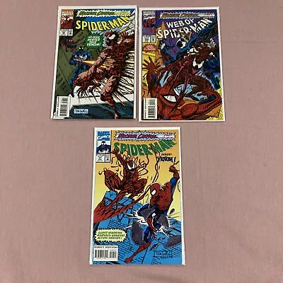 SPIDER-MAN Maximum Carnage Spider-Man #36 #37 Web #103 1993 Venom • £24.09