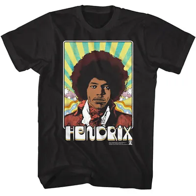 Jimi Hendrix Voodoo Child Of The Aquarian Age Men's T-Shirt Psychadelic Card Art • $31.99