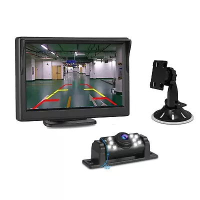 5  Car LCD Monitor IR Night Vision HD Backup Camera Reversing Rear View System • $36.89