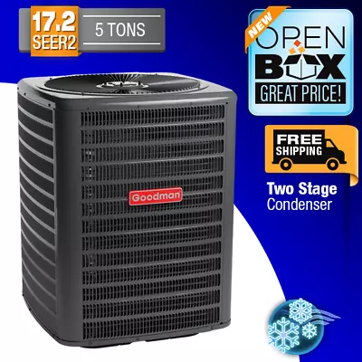 5 Ton 17.2 SEER2 Goodman Two Stage Air Conditioner Condenser Unit GSXC7 Open Box • $3610.80