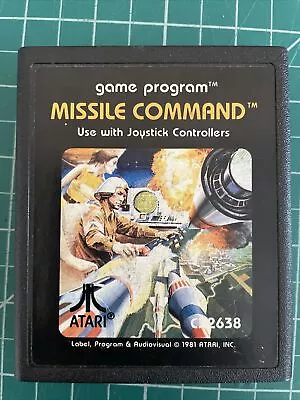 Missle Command - Atari 2600 - RARE 1981 • $14.99