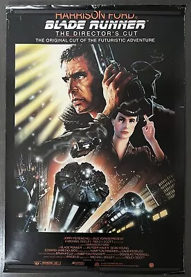 1982 BLADE RUNNER DIRECTOR'S CUT Original 1992 Poster 27X41 SCOTT FORD HAUER • $49.99