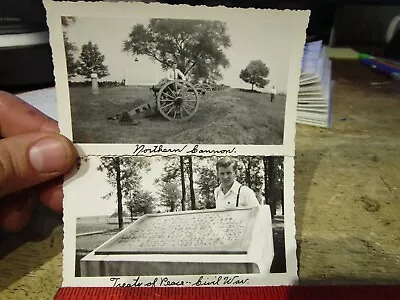 1937 Gettysburg Pennsylvania Pictures Photos Civil War Battlefield Park Statues • $39.99