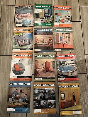 Vintage Workbench Magazine Lot 12 Random Lot 1963 1964 1965 1967 1968 Projects • $39