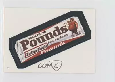 1982 Topps Wacky Packages Album Stickers Pounds #50 P4g • £1.27