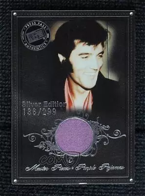 2008 Pass By The Numbers Master Press Silver 136/299 Elvis Presley Pajamas Relic • $4.25