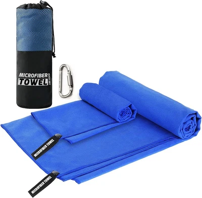 $30.56 • Buy Microfiber Travel & Sports Towel Set - Quick Dry, Super Absorbent, Compact, Ligh