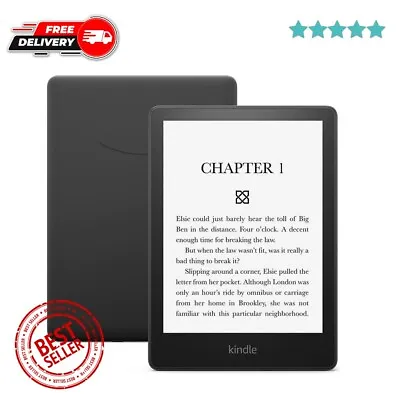NEW 2022 Amazon Kindle Paperwhite 11th Gen WiFi EBook Reader 6.8  16GB Black • $349.93