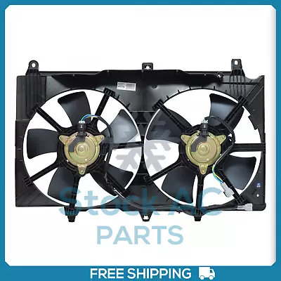 Dual Radiator Cooling Fan Assembly For Nissan 350Z Infiniti G35 • $112.99