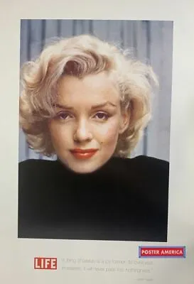 Marilyn Monroe Life Magazine Quote By John Keats Poster 24 X 35 • $115.45