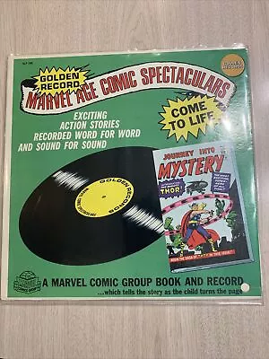 Rare Journey Into Mystery Thor Golden Record Marvel Spectacular Vinyl Mmms 1966 • $800