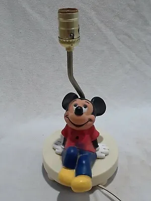 Vintage Walt Disney Mickey Mouse Table Desk Lamp & Night Light Does Not Work • $15