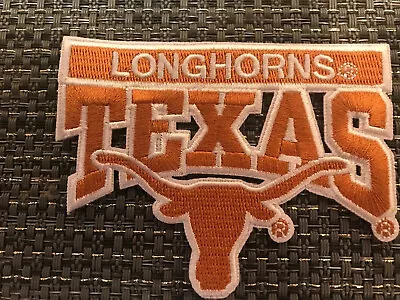 Texas Longhorns Vintage Embroidered Iron On Patch  3.5” X 2.5” • $6.99