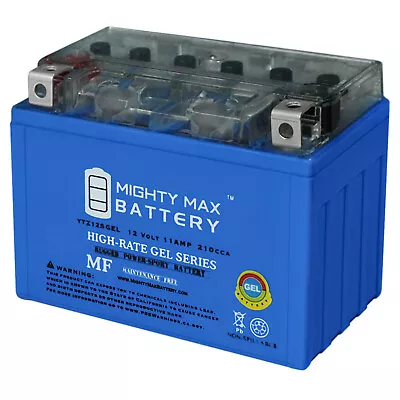 Mighty Max 12V 11AH 210CCA GEL Battery Replaces Honda VFR800 V-TEC 2007-2013 • $39.99