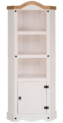 £109.99 • Buy Corona White Corner Display Unit - Mexican Solid Pine, Rustic, Distressed