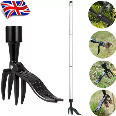 Stand Up Weeder Puller Weed Claw Grass Root Remover Killer Manual Garden Tool • £7.39