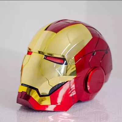 1:1 Iron Man MK5 Helmet Wearable Voice-control Cosplay Mask Halloween Gifts Gold • $177.39