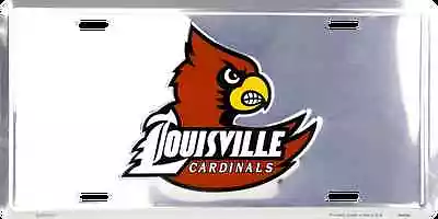 Louisville Car Truck Tag Chrome License Plate Metal Cardinals Sign University • $12.97