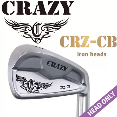 Heads Only 2022 CRAZY Golf Japan CRZ-CB Iron Heads #56789Pw Iron Head Set • £1585.35