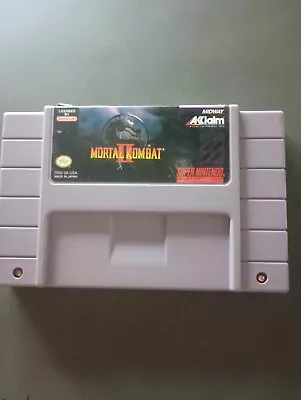 Mortal Kombat II (Nintendo SNES 1994) • $15