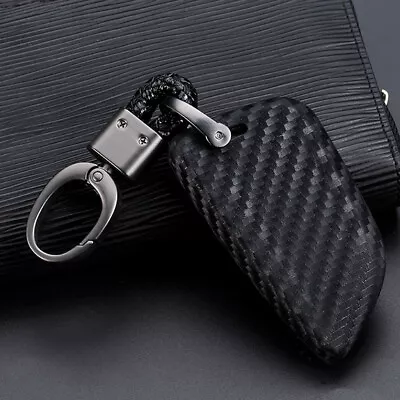 1pc TPU Key Fob Cover Case Chian Carbon Style Fit BMW 5 Series 7 Series X1 X5 X6 • $9.19