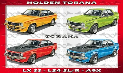 $43.95 • Buy Holden Torana LX SS L34 SL/R A9X Sedan And Hatch 4 Car Flag/banner 150cm X 90cm