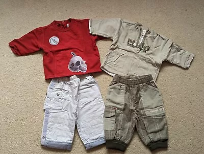 Baby Boys 6 Months Outfit Set Trousers Tops ( Bundle 9) Jean Bourget Miniman • £12.99