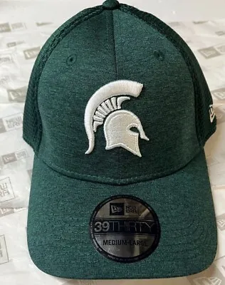 Michigan State Spartans NCAA New Era Basic Neo 39THIRTY Flex Hat Heathered Green • $24.99