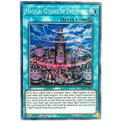 YUGIOH Magical Citadel Of Endymion DASA-EN055 Secret Rare 1st Edition LP • $2.45