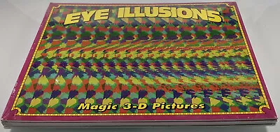 EYE ILLUSIONS Magic 3-D Pictures 3D New 4-pack Book 4 X 14 = 56 Total Images • $11.99