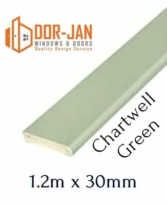 1.2m X 30mm Chartwell Green UPVC Trim Cloaking Fillet Window Bead Trade Price • £10.98