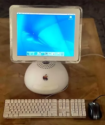 2002 Apple 15  IMac PowerPC G4/700 M6498 OS X (M8672LL/A) Apple Keyboard+Mouse • $229